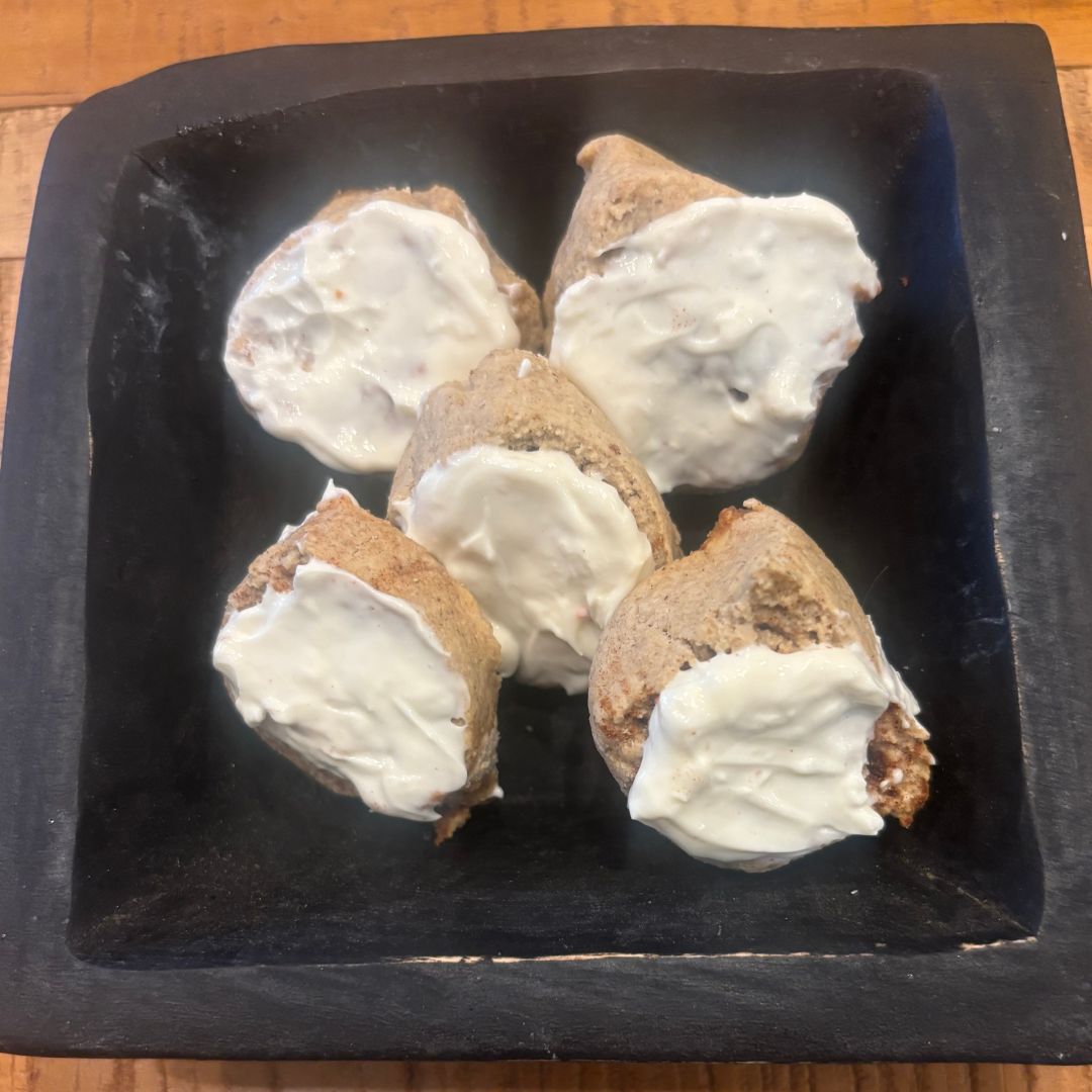 Bent Ear Doggie Bakery & Goods - Doggie Cinnamon Bun with Icing